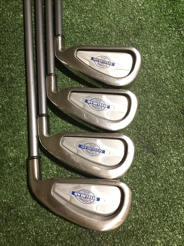 Callaway Steelhead X-14 Irons Set (3-PW) Regular Graphite Shafts *VGC* - Image 3 of 4