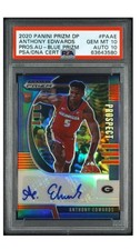 2020 Prizm DP Anthony Edwards Prospect Auto Blue Prizm 25/149