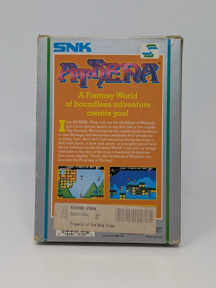 Athena (Nintendo Entertainment System NES, 1987) - In Box - Image 2 of 4