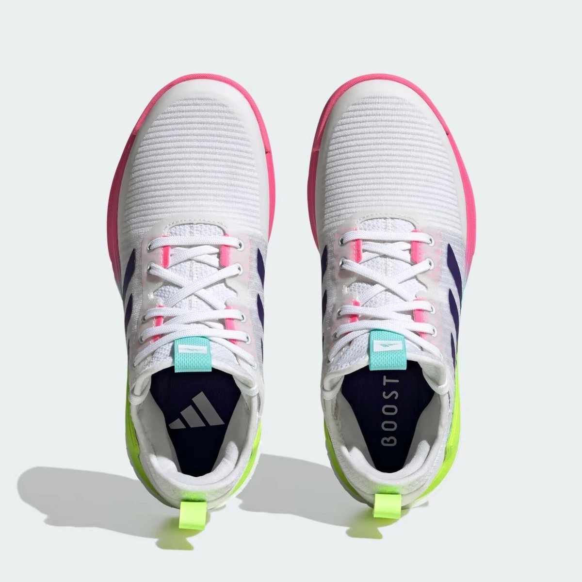 NEW Adidas Women's Crazyflight Mid Volleyball Shoes White Pink