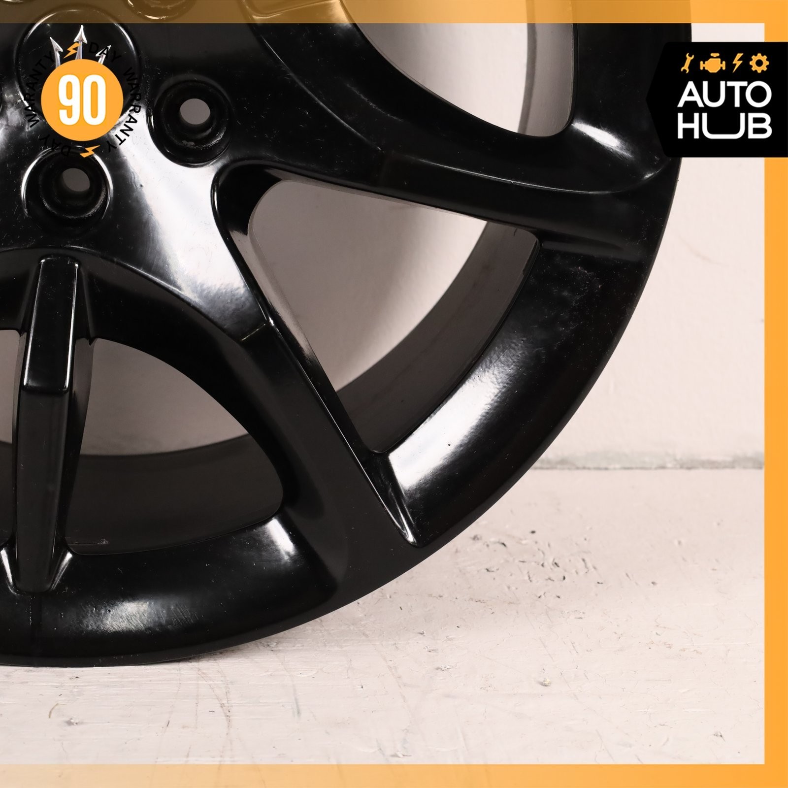 Maserati GranTurismo M145 10.5 x 20 20" Rear Wheel Rim Black 84072500 OEM