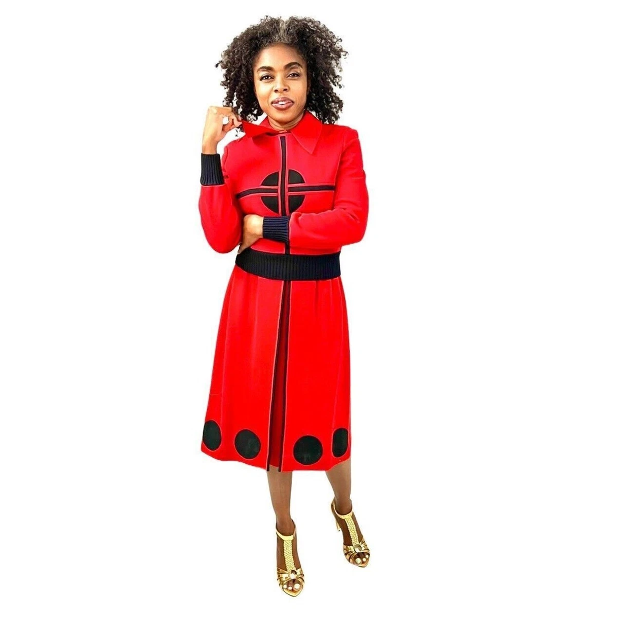 chinese dress ladies Vintage Coat-70s 80s Black Leather Dress Studio 54 Goth Steampunk Belted Pinup Coat Jacket Fit Flare Skirt Fit Flare Princess S M Trench Spy