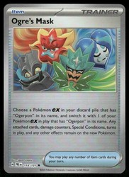 Ogre's Mask 118/131 Prismatic Evolutions Reverse Holo