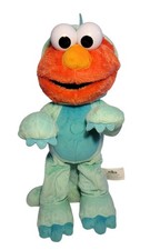 Sesame Street Tickle Me Elmo Dino Dinosaur Stomp Dancing Plush Toy Tested Works