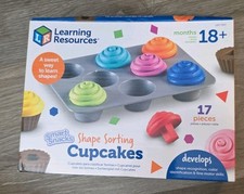 Learning Resources Smart Snacks Shape Sorting Cupcakes Educational Toy Ages 18