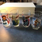 1980 Vtg Star Wars Burger King/Coca-cola Glasses Set Of 4 Empire Strikes Back