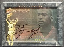 2013 Upper Deck Exquisite Michael Jordan Dimensions Auto SP North Carolina!