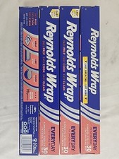 Reynolds Wrap Aluminum Foil 30 Sq Ft, Pack of 4 