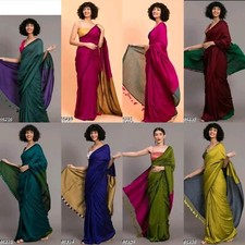 Women's Banarasi Silk Saree with Separate Blouse Piece