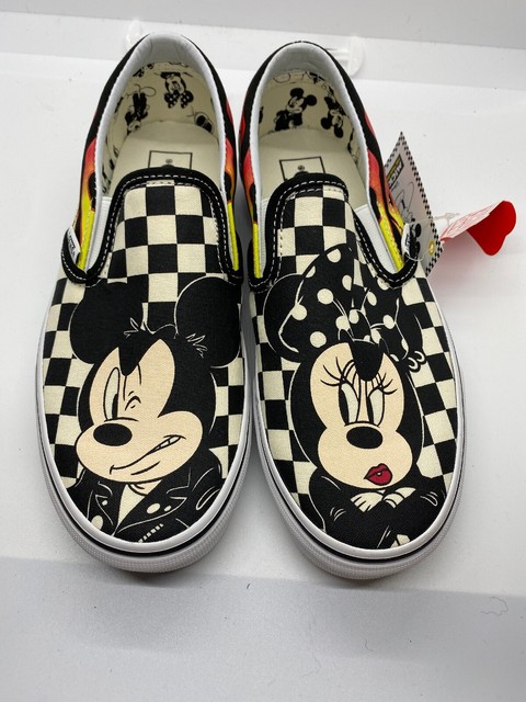 vans minnie slip on