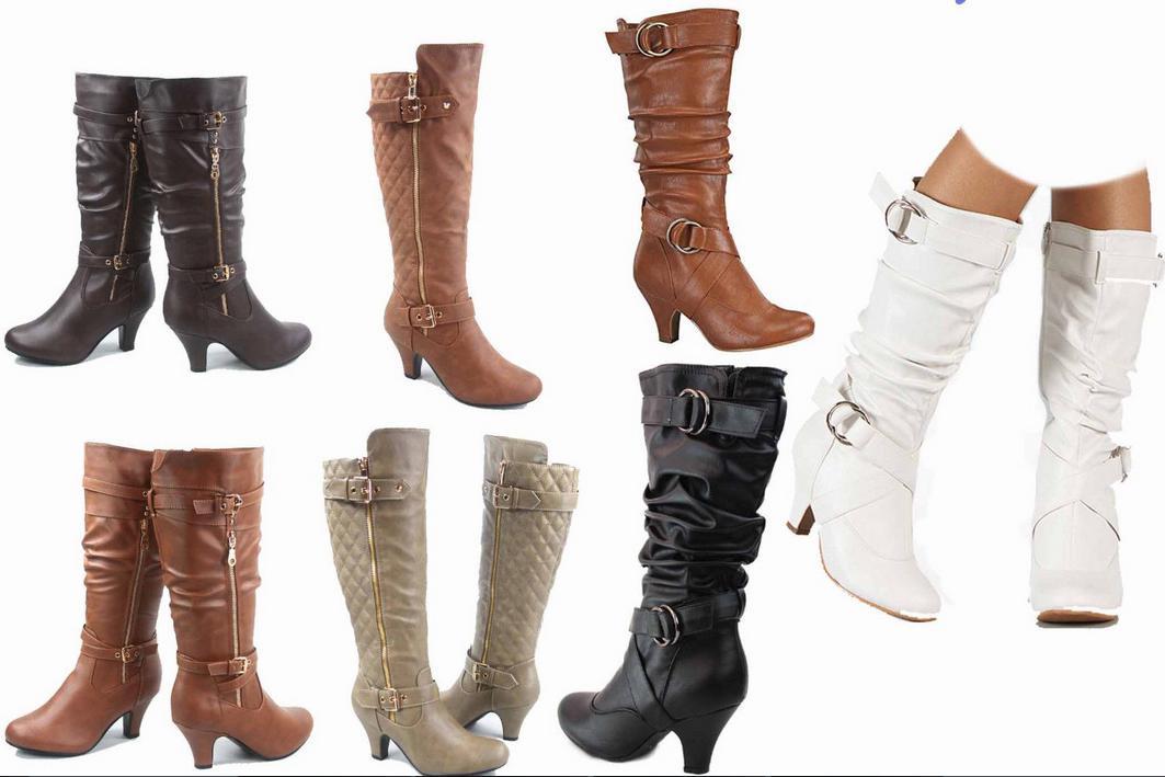 white mountain wide calf boots