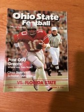 Ohio State vs Flordia State 10/2/81 Official Game Day Program