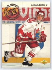 1993 Upper Deck Adrian Aucoin #251  WJC, RC Rookie   Canada