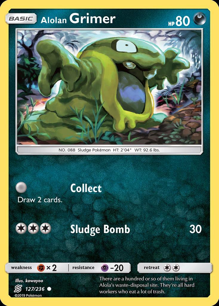 Pokemon Alolan Grimer (127/264) Unified Minds LP