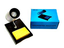 PORTA SALDATORE HS-81  da banco diam. 22mm - vano spugna - doppia molla