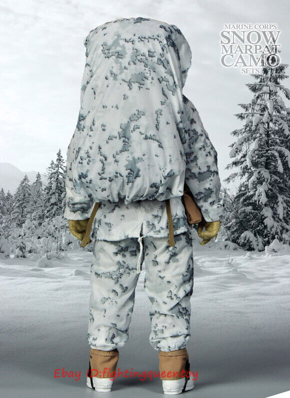 Supermctoys 1/6 Marine Corps Snow Marpat Camo Sets Supermctoys 1/6 Marine Corps Snow Marpat Camo Sets