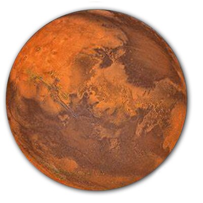 DJ Mars #2 Red Planet 7'' inch Slipmat Portablism Turntable Slip Mat x1