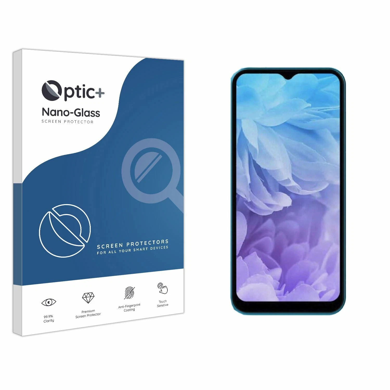 Optic+ Nano Glass Screen Protector for Benco V80s