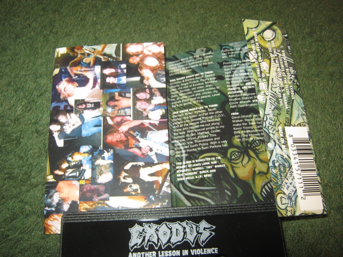 Exodus - Another Lesson In Violence (cassette) | eBay