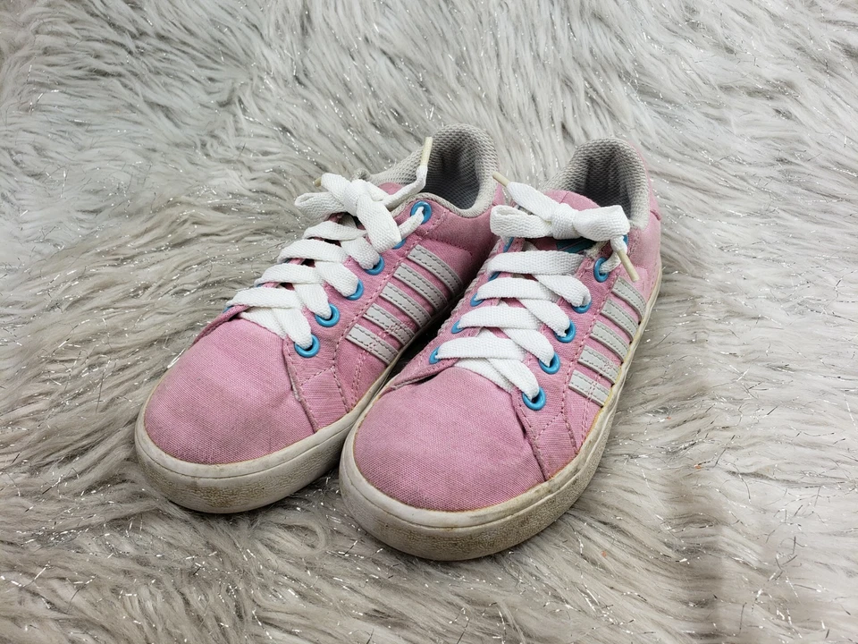 K-SWISS Pink Blue Sneakers Size 11.5 / 29.5 - Image 3 of 4