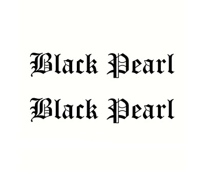 Black Pearl,Autos,Motorrad, Schiff,LKW, Bike,Tuning, Piraten, Schriftart Sticker