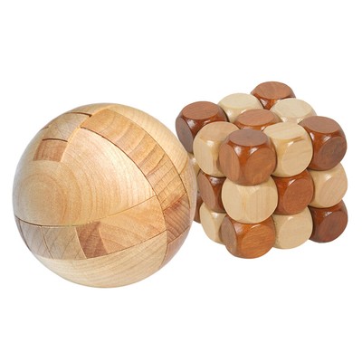 wooden kong ming lock puzzle