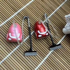 Dollhouse Miniatures 1/12 Scale Vacuum Cleaner Maid Tool Cleaning Supplies Metal