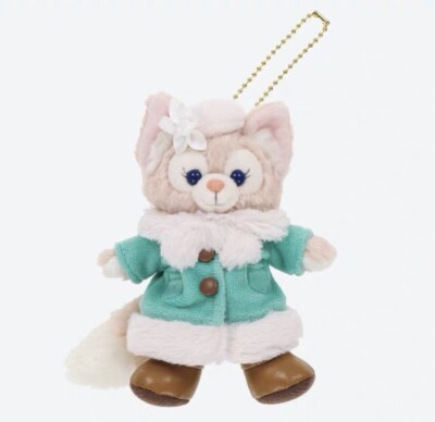 Japan Disney authentic 2022 Winter Linabell Plush Green Coat