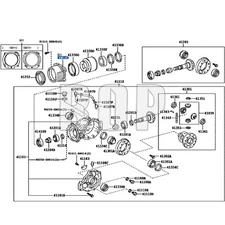 Rear Differential Coupling For 2003-2009 TOYOTA MATRIX