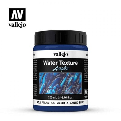 VALLEJO 26204 Diorama Effect 200ml Atlantic Blue Water (Realistic Effect)
