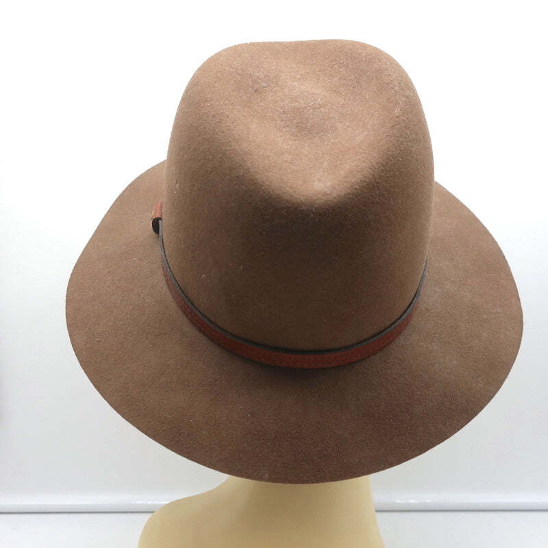 Rag & Bone Floppy Brim Fedora Hat Brown Wool Size Medium | eBay