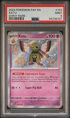 Xatu graded PSA 9 for sale on eBay