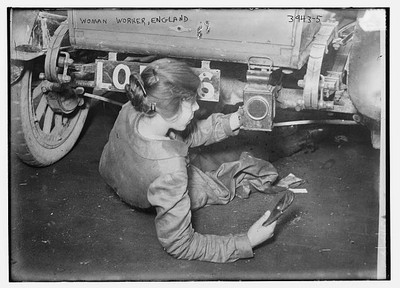 Photo:Woman worker, England