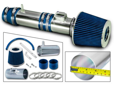Sport Air Induction Kit + BLUE Dry Filter For 09-13 Honda Pilot 3.5L V6