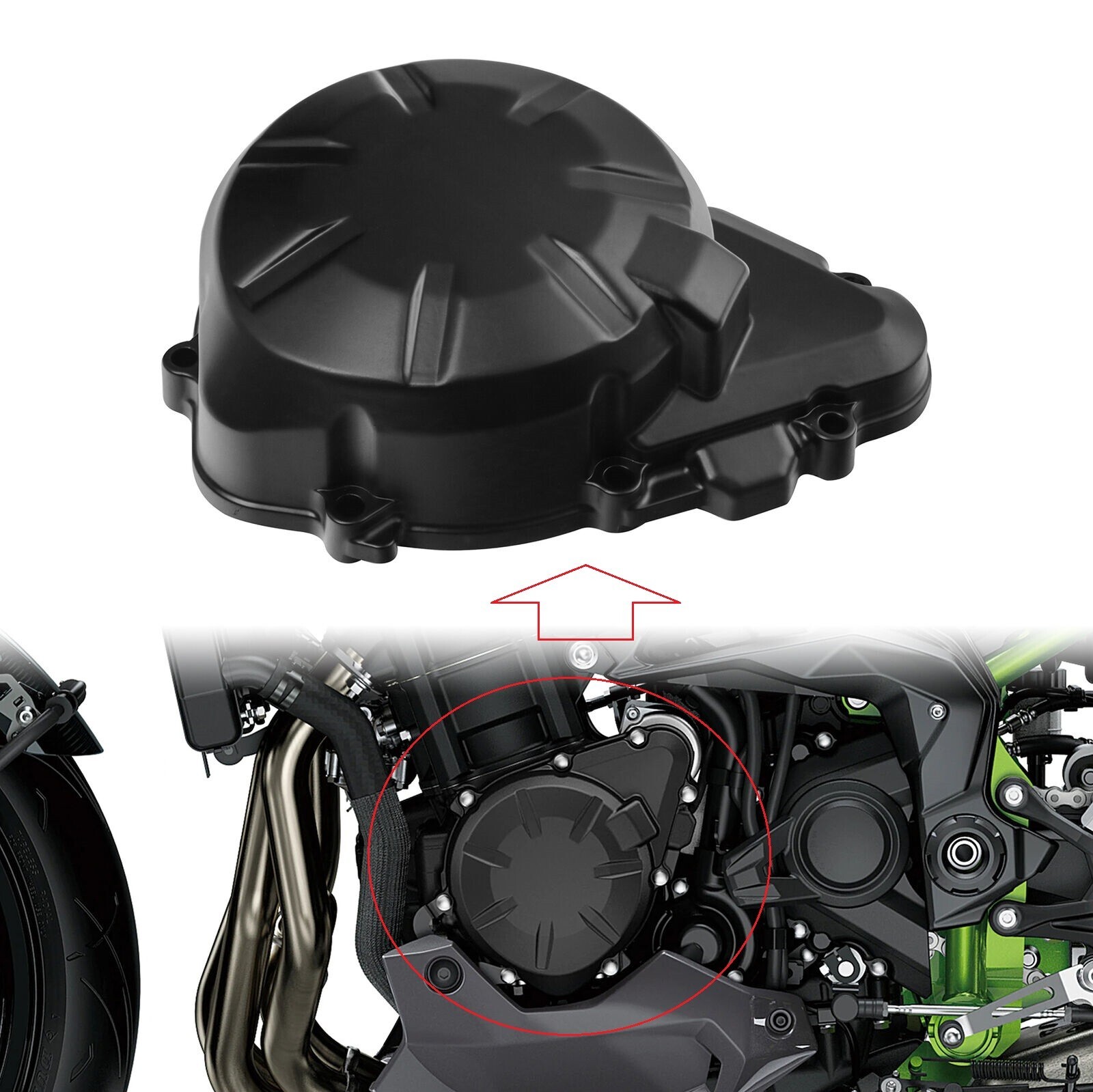 Carter stator Z900 pièce alternateur moto Kawasaki 2017 2018 2019 2020 2024