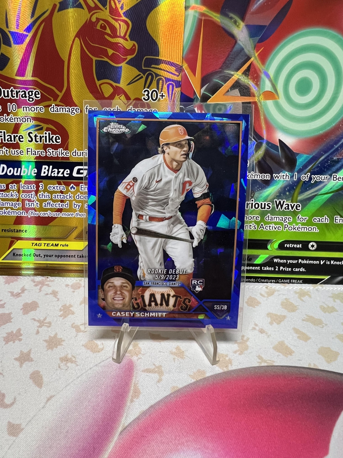 2023 Topps Chrome Update Sapphire Edition #USCS198 Casey Schmitt