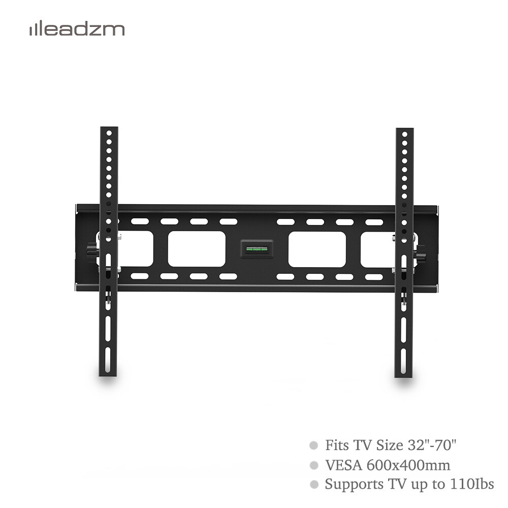 Flat Tilting TV Wall Mount 32 to 70 Inch Adjustable with Spirit Level Easy