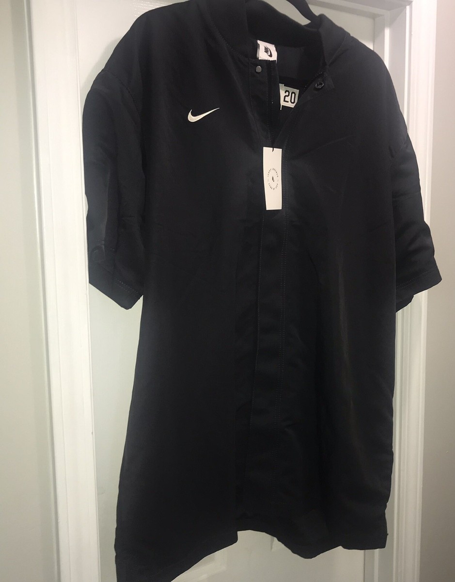 Nike X Fear Of God Men's Warm up Jacket Off Noir Size Large Nike X Fear Of God Men's Warm up Jacket Off Noir Size Large