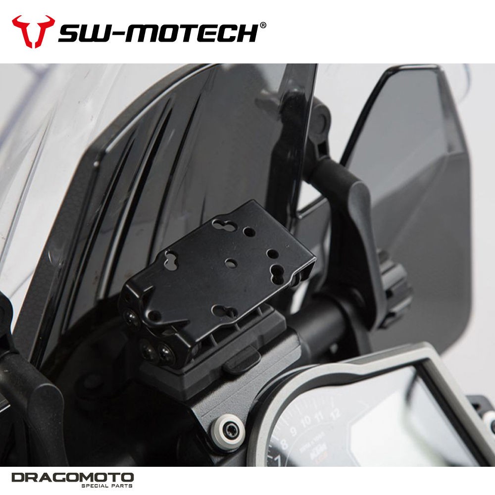 Sw-Motech Grau Quick-Lock Navi-Halter An Cockpit Super Adventure /-T 1290 - Motorradzubehör - Multimedia - Image 2