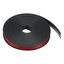 Edge Banding 20mm x 6M Flexible TPE Self Adhesive U-Shape Veneer Tape Black