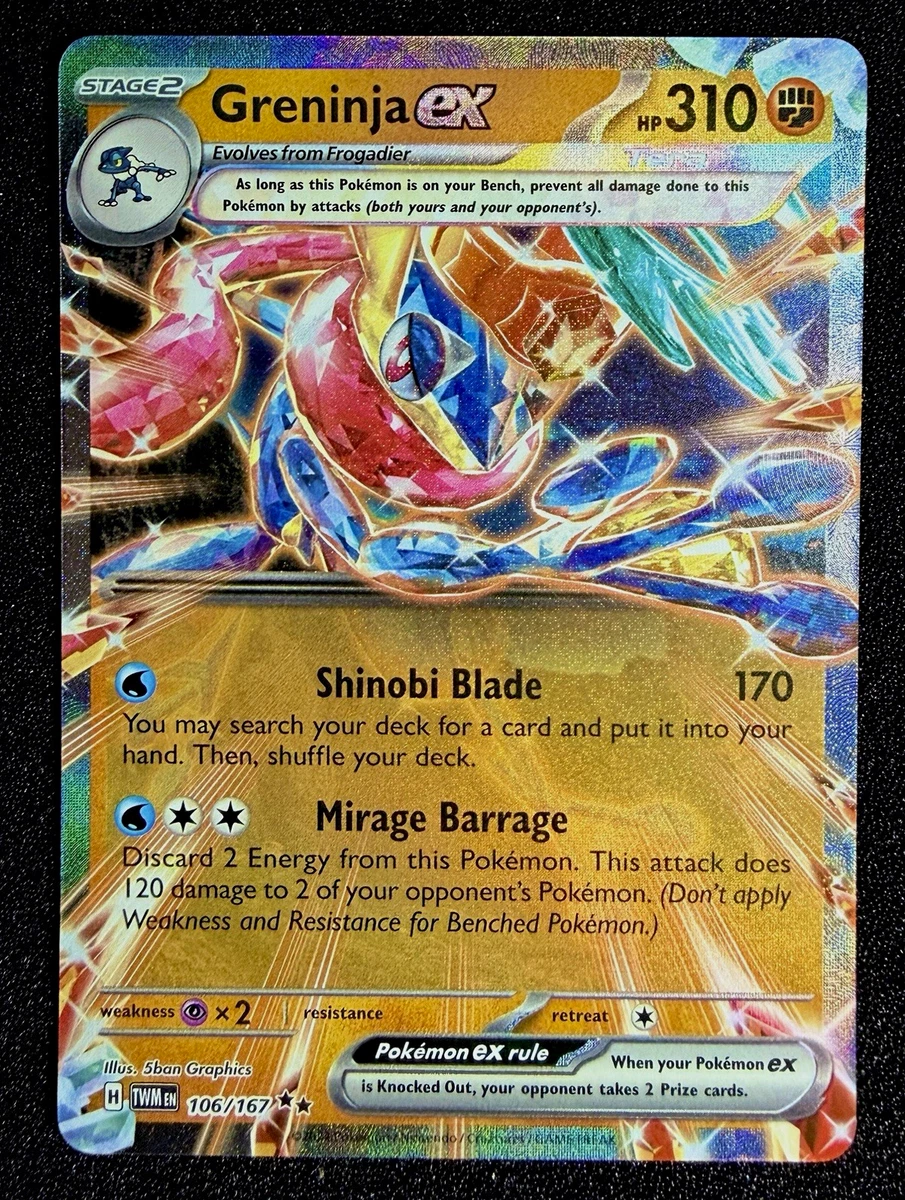 25+ Greninja Ex 106/167 Sv06: Twilight Masquerade for sale