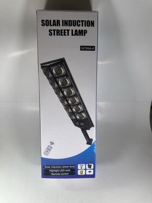 Solar Induction Street Lamp W789A-6 With Remote Control Built In Battery New