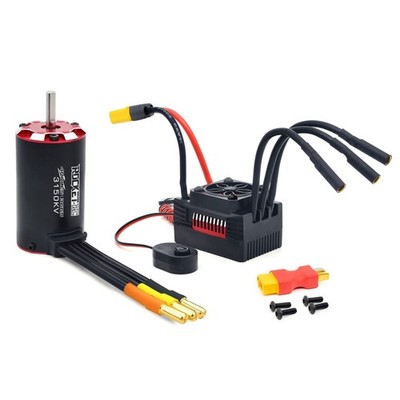 Surpass Hobby 3665 3150KV Brushless Motor and Waterproof 110A ESC Combo Set f...