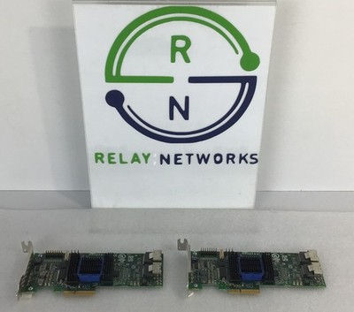 LOT OF 2x Adaptec ASR-6805E 128MB DRAM 2x Mini SAS Ports RAID Controller Card
