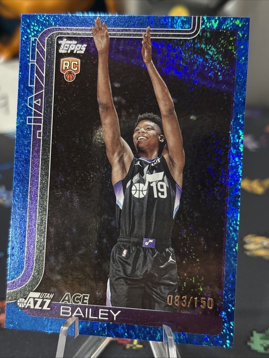 2025-26 Topps Flagship Basketball Ace Bailey Blue Holofoil #d/150