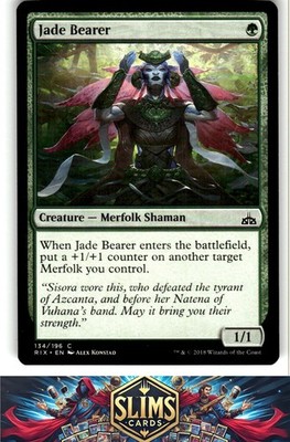 Magic the Gathering MTG Rivals of Ixalan Jade Bearer #134 Buy 2 Get 1