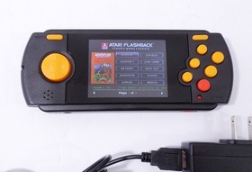 Atari Flashback Portable Handheld Game Console W/USB Charging Cable Tested Works