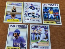 LSU Custom Cards- Pick From Top Names-Livvy, Skenes, & More! Prices Lowered!