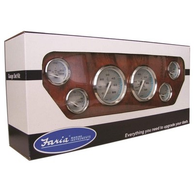 Faria Instruments Faria Kronos 6 Gauge Inboard Set - KTF024