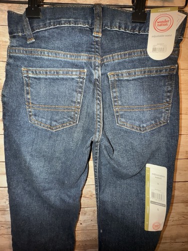Wonder Nation Girls Size 5T Relaxed Adjustable Waist Jeans New With Tags - Picture 6 of 6